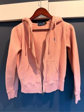 Women's pink zip hoodie